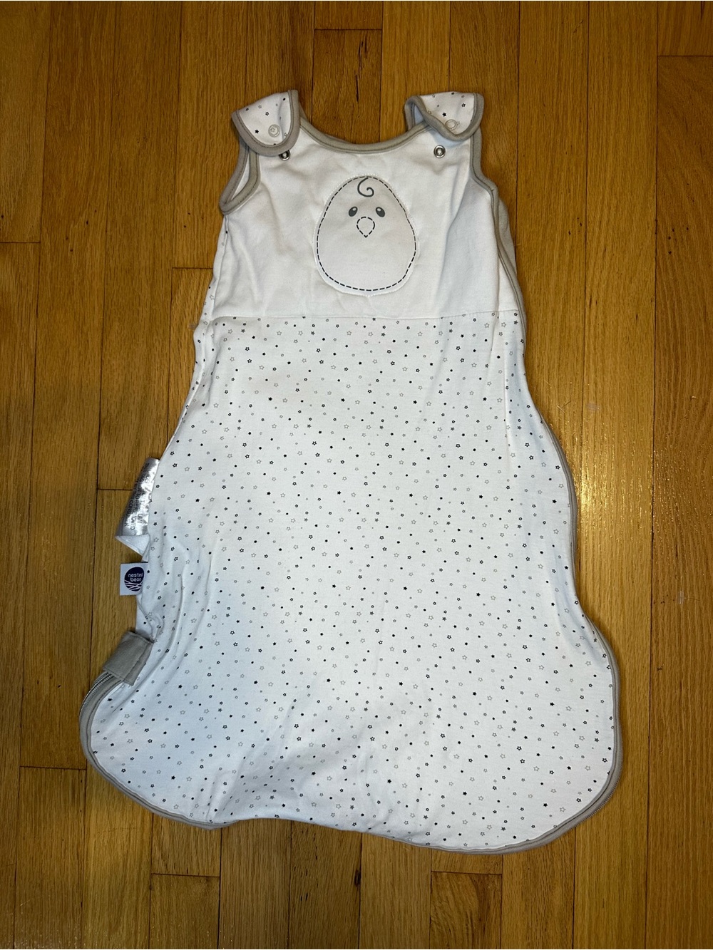 Nested Bean S 0-6M Sleep Sack Star Print